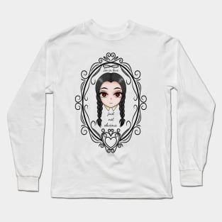 introvert girl in love on wednesday morning OVAL Long Sleeve T-Shirt